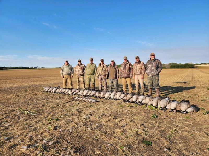 A beautiful & highly successful morning in western Saskatchewan.