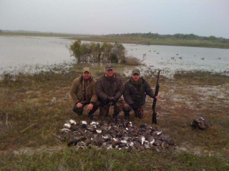 wings mexico hunters with duck trophies