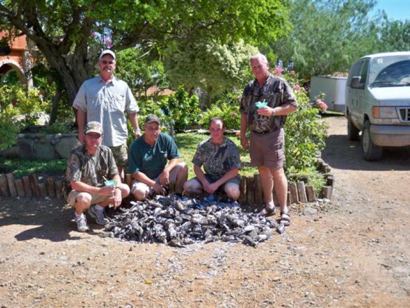 Wings LaFinca Mexico hunting group bird trophy